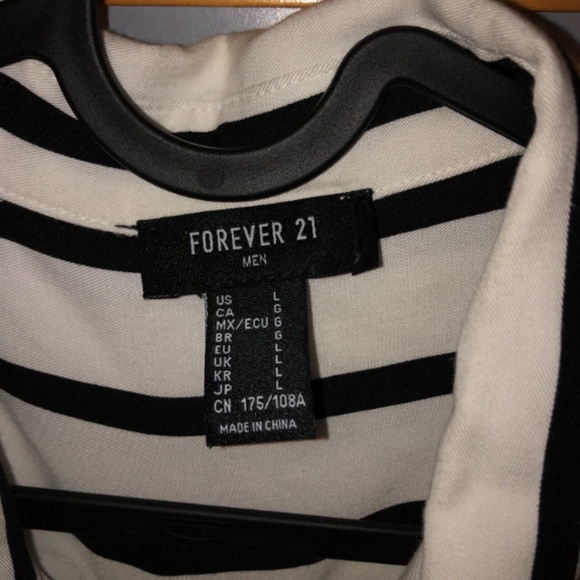 Striped Button Down Shirt - Picture 2 of 3